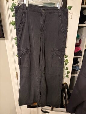 Womens Black Cargo Pants